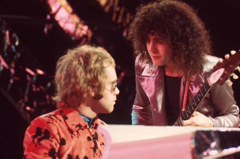 Elton John and Mark Bolan /Michael Putland /Getty Images